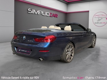 Bmw serie 6 cab f12 640d 313ch xdrive 158g excellis a/entretien complet bmw/bang olufsen/siege chauffant/garantie 12 mois...