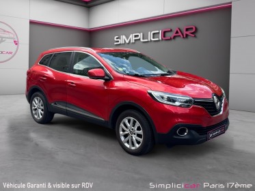Renault kadjar dci 110 energy eco² zen edc/courroie change / rÉgulateur de vitesse / radar de recul occasion paris 17ème...