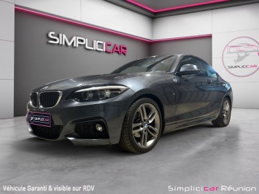 Bmw serie 2 coupe f22 lci 2.0 d 218d 150 ch bva8 m sport / caméra de recul occasion réunion ville st pierre simplicicar...