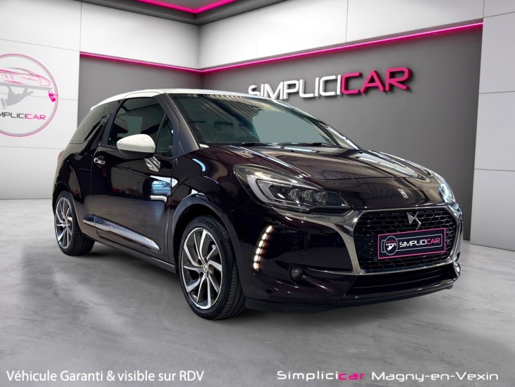 Ds ds 3 puretech 130 ss bvm6 sport chic occasion simplicicar magny-en-vexin simplicicar simplicibike france Ds ds 3 puretech 130 ss bvm6 sport chic occasion simplicicar magny-en-vexin simplicicar simplicibike france