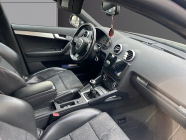 Audi a3 sportback 2011 2.0 tdi 140 dpf s line, siège chauffants, camera de recul et carplays installés garantie 12 mois...
