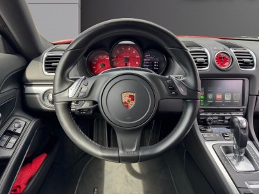 Porsche cayman 2.7i 275 pdk - pack chrono - echappement sport - rouge indien - carplay -  24000e d'options occasion...