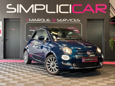 Fiat 500 serie 8 euro 6d-temp 1.2 69 ch s/s dualogic star toit ouvrant garantie 12 mois occasion  simplicicar aix les bains...