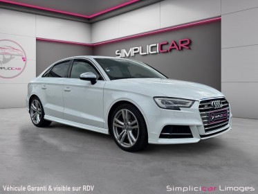 Audi s3 berline 2.0 tfsi 310 s tronic 7 quattro garantie 12 mois occasion simplicicar limoges  simplicicar simplicibike france