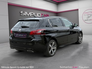 Peugeot 308 puretech 130ch ss eat8 gt line suivis peugeot  distribution a jour garantie 12 mois occasion simplicicar toulon...