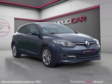 Renault megane iii berline tce 115 energy limited e6-garantie 12 mois faible kilometrage occasion simplicicar brest...