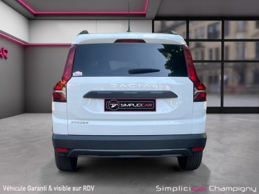 Dacia jogger tce 110 5 places expression - garantie 12mois - 2eme main - carplay - regulateur - bluetooth main libre mp3...