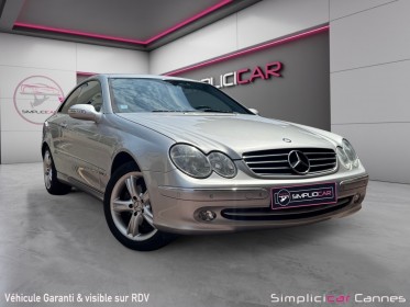 Mercedes classe clk coupe 200 k avantgarde occasion cannes (06) simplicicar simplicibike france