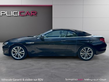 Bmw serie 6 cabriolet f12 lci 640d 313 ch exclusive a / garantie 12 mois occasion simplicicar mery-sur-oise simplicicar...