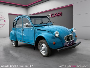 Citroen 2 cv 6 special garantie 12 mois occasion simplicicar royan simplicicar simplicibike france
