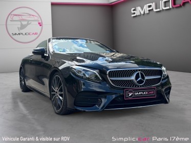 Mercedes classe e cabriolet 220 d 9g-tronic sportline / caméra de recul / siège électrique / siège chauffant /...