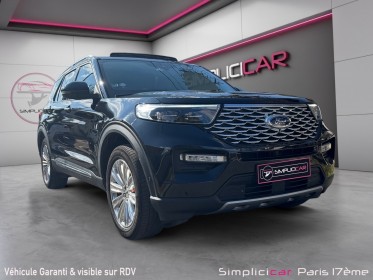 Ford explorer 3.0 e 457 ch parallel phev bva10 intelligent awd platinium /  7 places /toit ouvrant panoramique / garantie...