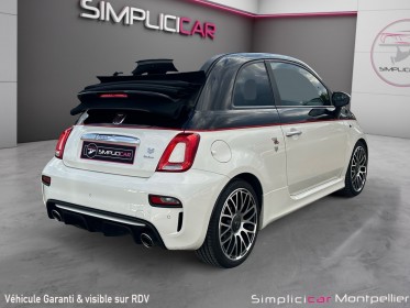 Fiat 500c abarth 1.4 turbo t-jet 165 ch turismo radar de recul garantie 12 mois occasion montpellier (34) simplicicar...