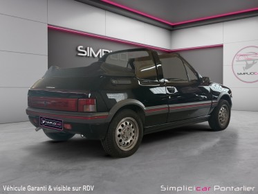 Peugeot 205 cti 1.6 cabriolet collector numÉrotÉ occasion simplicicar pontarlier simplicicar simplicibike france