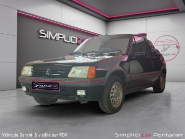 Peugeot 205 cti 1.6 cabriolet collector numÉrotÉ occasion simplicicar pontarlier simplicicar simplicibike france