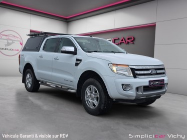 Ford ranger double cabine 2.2 tdci 150 4x4 limited attelage hard top sièges chauffants garantie 12 mois occasion simplicicar...