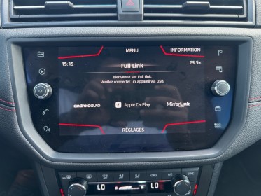 Seat arona 1.0 tgi 90 ch fr camera sieges chauffants kit main libre carplay garantie 12 mois occasion montpellier (34)...