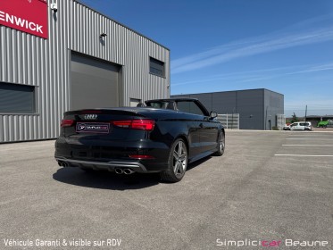 Audi s3 cabriolet tfsi 300 ch s tronic 7 quattro occasion simplicicar beaune simplicicar simplicibike france