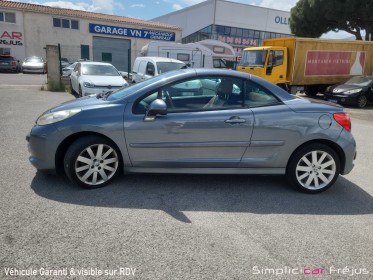 Peugeot 207 cc 1.6 vti 16v 120ch féline a occasion simplicicar frejus  simplicicar simplicibike france