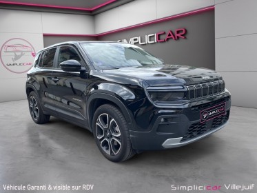 Jeep avenger  t3 e-hybrid 101 cv / 74 kw summit, pack cuir, toit ouvrant électrique, garantie 12 mois. occasion simplicicar...