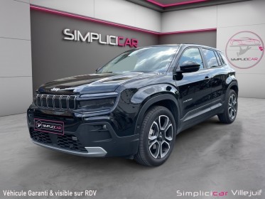 Jeep avenger  t3 e-hybrid 101 cv / 74 kw summit, pack cuir, toit ouvrant électrique, garantie 12 mois. occasion simplicicar...