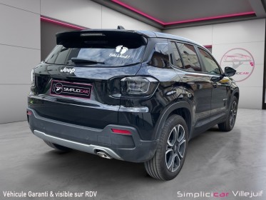 Jeep avenger  t3 e-hybrid 101 cv / 74 kw summit, pack cuir, toit ouvrant électrique, garantie 12 mois. occasion simplicicar...