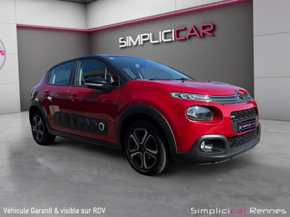 Citroen c3 1.2 82ch feel - carplay - radar ar - clim auto occasion simplicicar rennes simplicicar simplicibike france