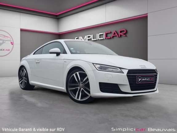 Audi tt coupe 2.0 tfsi 230 s tronic 6 s line ou 489 euros par mois - origine france - entretien full audi  - garantie 1 an...