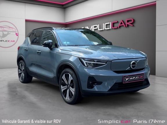 Volvo xc40 pure electrique recharge 231 ch 1edt ultimate toit ouvrant/sieges volant chauffant/harman kardon occasion paris...