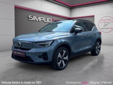 Volvo xc40 pure electrique recharge 231 ch 1edt ultimate toit ouvrant/sieges volant chauffant/harman kardon occasion paris...