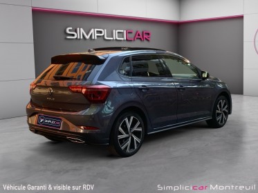 Volkswagen polo 1.0 tsi 110 ss dsg7 r-line/boite automatique /toit ouvrant/garantie 12 mos occasion montreuil (porte de...