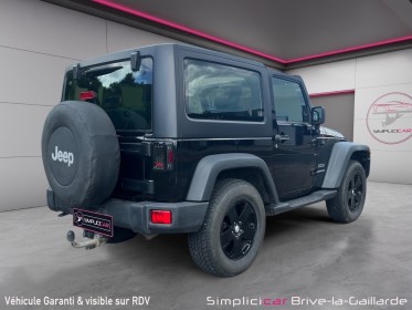 Jeep wrangler 2.8 crd 200 sport garantie 12 mois occasion simplicicar brive la gaillarde  simplicicar simplicibike france