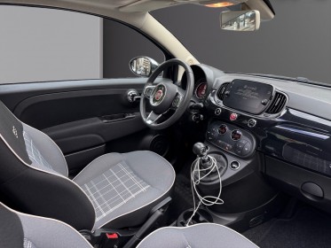 Fiat 500 serie 6 1.2 69 ch eco pack lounge/ toit ouvrant / start and stop/ garantie 12 mois occasion paris 17ème (75)(porte...