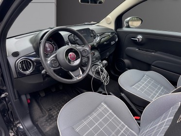 Fiat 500 serie 6 1.2 69 ch eco pack lounge/ toit ouvrant / start and stop/ garantie 12 mois occasion paris 17ème (75)(porte...