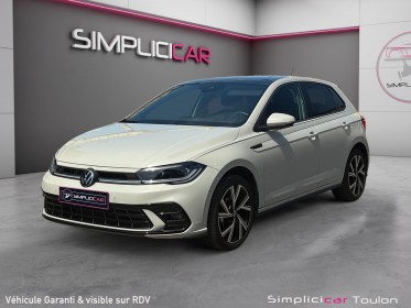 Volkswagen polo 1.0 tsi 95 ss dsg7 r-line toit ouvrant iq light garantie constructeur occasion simplicicar toulon est...