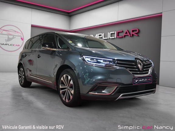 Renault espace v 160ch finition intens / 7 places / france / 1ere main / full renault / garantie 12 mois occasion simplicicar...