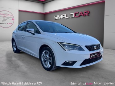 Seat leon 1.6 tdi 105 start/stop style garantie 12 mois occasion montpellier (34) simplicicar simplicibike france