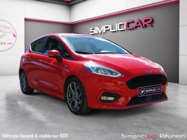 Ford fiesta 1.5 tdci st-line 85 ch ss bvm6 / capteurs arrière occasion réunion ville st pierre simplicicar simplicibike...