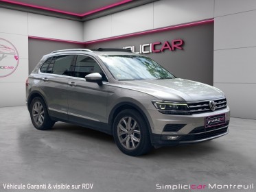 Volkswagen tiguan 2.0 tdi 150 dsg7 carat/boite automatique/toit ouvrant/garantie 12 mois occasion montreuil (porte de...