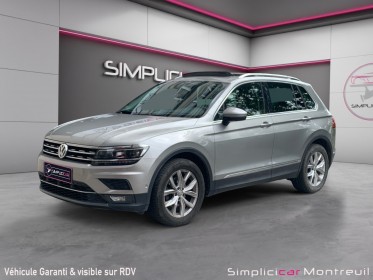 Volkswagen tiguan 2.0 tdi 150 dsg7 carat/boite automatique/toit ouvrant/garantie 12 mois occasion montreuil (porte de...