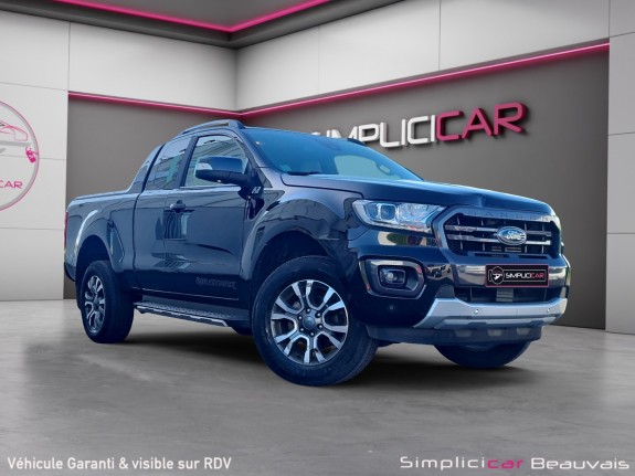 Ford ranger super cabine 2.0 ecoblue 213 bv10 wildtrak occasion parc voitures beauvais simplicicar simplicibike france