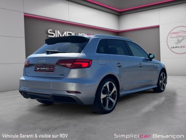 Audi a3 sportback 2.0 tdi 184 s tronic 7 quattro s line occasion simplicicar besanÇon simplicicar simplicibike france