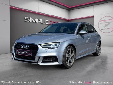 Audi a3 sportback 2.0 tdi 184 s tronic 7 quattro s line occasion simplicicar besanÇon simplicicar simplicibike france