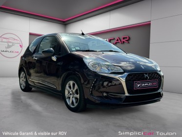 Ds ds3 cabriolet puretech 110 ss eat6 so chic garantie 12 mois occasion simplicicar toulon est simplicicar simplicibike france