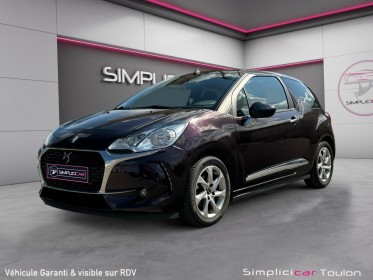 Ds ds3 cabriolet puretech 110 ss eat6 so chic garantie 12 mois occasion simplicicar toulon est simplicicar simplicibike france