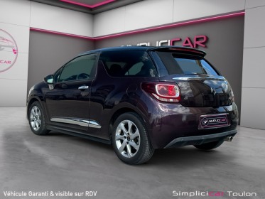 Ds ds3 cabriolet puretech 110 ss eat6 so chic garantie 12 mois occasion simplicicar toulon est simplicicar simplicibike france