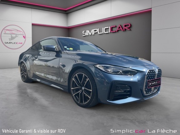 Bmw serie 4 coupe g22 420d 190 ch bva8 m sport occasion simplicicar la fleche simplicicar simplicibike france