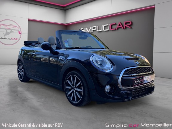 Mini cooper s cabriolet f57 192 mini cooper s cabriolet f57 192 2 litres exquisite siéges chauffants caméra de recul......