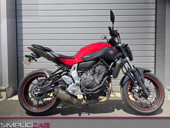 Yamaha mt 07 47.5ch bridée permis a2 garantie 12 mois occasion simplicibike simplicicar simplicibike france