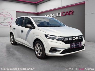 Dacia sandero sce 65 essential garantie constructeur 24 mois occasion simplicicar vichy simplicicar simplicibike france